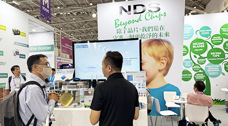 NDS 台灣日脈, NDS Immersion Cooling System, NDS Dicing Service Center Taiwan, Totally Dicing, Dicing Saw, Automatic Dicing Saw, NDS Dicing System, Dicing Tape, Dicing Blades, Grinding Wheel, Dicing Accessories, Auxiliary Machines, Dicing Fluids, Wafer Cleaner, Dressing Board, Cguck Table, Wafer Mounter, New Metal Bond Blade for dicing system-in-package (SiP), Metal Bond Blade, system-in-package, Polishing Pad, Polishing Template, Wafer Ring, Wafer Coin Box, 3M, Inventec, PFAS-based, Green, cleaning, coating, heat dissipation, 0421, 替代3M氟化物在半導體的應用, PFAS, 氟化物, 氟化液, 3M, PFAS-based, Inventec Performance Chemicals, Inventec, 清洗, 焊接, 冷卻, 散熱, 塗佈, Coolant, Cleaning, Cooling, Soldering, Coating, Chiller, THERMASOLV, 切磋琢磨, Dicing, Lapping, Polishing, Grinding, 台灣半導體展, 半導體展, 半導體, 切SiP金屬刀, 系統級封裝, 金屬刀, SiP, New Metal Bond Blade for dicing system-in-package (SiP), Metal Bond Blade, system-in-package, Noah, 3000A, Noah 3000A, FK-5-1-12, 全氟己酮, SC115, 環保滅火劑